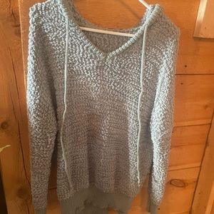 Cozy Hooded Knit Sweater